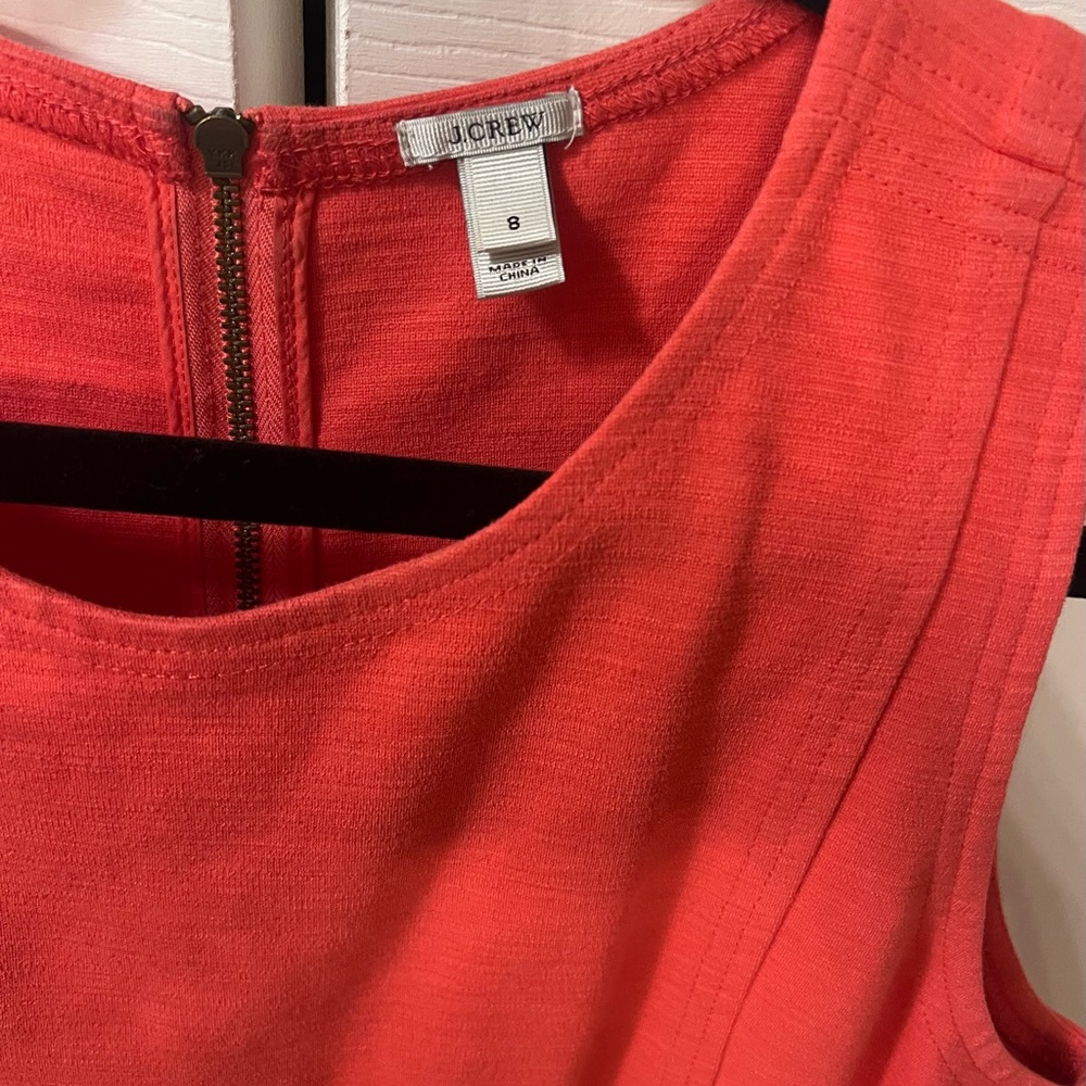 J. Crew Coral Mini Dress